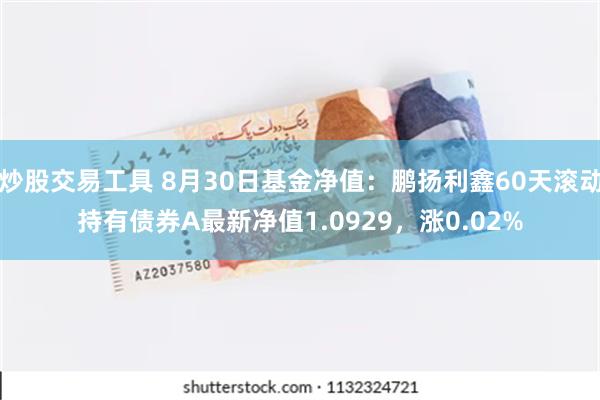 炒股交易工具 8月30日基金净值：鹏扬利鑫60天滚动持有债券A最新净值1.0929，涨0.02%